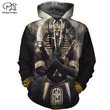 PLstar Cosmos Horus Egyptian God Eye of Egypt Pharaoh Anubis Ancient Egypt 3DPrint Zipper/Hoodies/Sweatshirt/Jacket/Men/Women s6 2024 - buy cheap