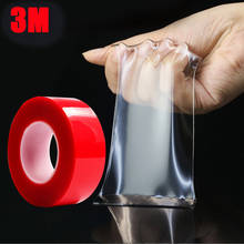 6/8/10/12/15mm Double Sided Adhesive Tape Acrylic Transparent No Traces Sticker for LED Strip Car Fixed Tablet Fixed Tape 2024 - купить недорого