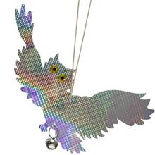 Owl Bird Repellent Control Scare Device Laser Reflective Fake Owl Scares Bird Pigeons Woodpecker Repellent 2024 - buy cheap