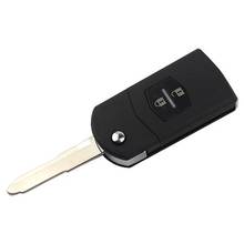 Flip Key Shell Fit for Mazda 3 5 6 Remote Key Case Replacement 2 Button Fob 2024 - buy cheap