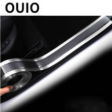 Carbon Fiber Car Door Sill Protection Stickers Bumper Anti Scratch Scuff Protective Film for Toyota Auris Camry Rav4 2020 Jeep 2024 - buy cheap