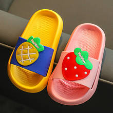 Cartoon Kids Slippers New Summer Fashion Boys Girls Slippers PVC Non-slip Children Beach Shoes Baby Home Sandals Kids Flip Flops 2024 - buy cheap