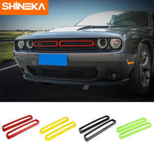SHINEKA Racing Grills for Dodge Challenger 2015+ Car Grille Air conditioning Vent Decoration Cover for Dodge Challenger 2015+ 2024 - buy cheap