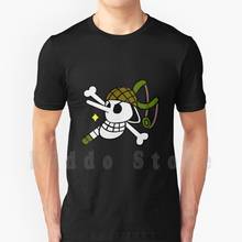 Usopps Flag T Shirt Men Cotton Cotton S-6Xl One Piece Usopp Hats Pirate Flag Skull Anime Manga Jolly Roger 2024 - buy cheap