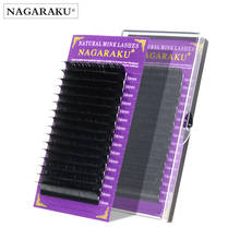 NAGARAKU  high-quality faux mink eyelash extension premium hand-making eyelash extensions cilia black individual lashes 2024 - buy cheap