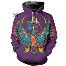 Men Unisex harajuku egyptian Full print 3d hoodie native indian Sweatshirt zipper women Pullover pharaoh streetwear jacket 0012 2024 - buy cheap