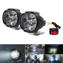 Luces LED externas para motocicleta y coche, faro antiniebla resistente al agua, 12V, novedad 2024 - compra barato