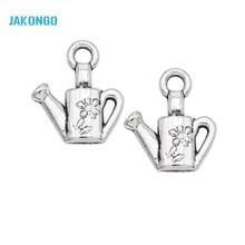 20PCS Kettle Charm Antique Silver Plated Watering Can Charms Pendants for Jewelry Making Bracelet DIY Handmade Craft 18x16mm 2024 - buy cheap