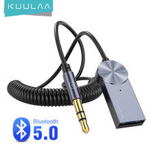 KUULAA Universal Bluetooth 5.0 Receiver with 3.5mm Jack Aux Cable Car Bluetooth Adapter Wireless Audio Music Transmitter 2024 - buy cheap