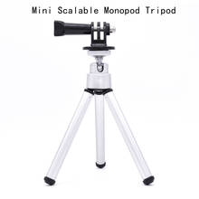 Accesorios para Go Pro Mini trípode escalable para GoPro Hero 5 4 3 + para Sj4000, accesorios para cámara deportiva Xiaomi 2024 - compra barato