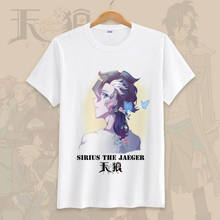 Аниме Sirius the Jaeger косплей футболка японский мультфильм 3D печать летняя футболка для женщин/мужчин Модный Графический Топ Футболка 2024 - купить недорого