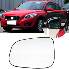 Lofty Richy For Volvo  C30 C70 S60 S80 S40 V40 V60 06-08 Side Rear View Mirror Replacement White Heated Wing Rear Mirror Glass 2024 - buy cheap