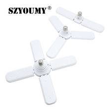SZYOUMY E27 LED Bulb SMD2835 Super Bright Foldable Fan Blade Angle Adjustable Ceiling Lamp Home Energy Saving Lights 2024 - buy cheap