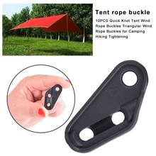 10PCS/Set Quick Knot Tent Wind Rope Buckles Triangular High-quality Plastic Rope Buckles For Hiking Camping Tent Accessories 2024 - buy cheap
