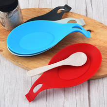 Food Grade Silicone Insulation Spoon Mat Silicone Heat Resistant Placemat Tray Spoon Pad Drink Glass Coaster Sale Kitchen Tool 2024 - buy cheap