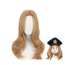 Длинные волнистые косплей камие Utsushimi Boku No My Hero моя геройская Академия термостойкие синтетические волосы карнавал Хэллоуин Вечеринка + бесплатная шапочка для парика 2024 - купить недорого