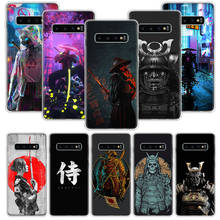 Samurai Japonês Arte Da Caixa Do Telefone Para Samsung Galaxy A50 A70 A40 A30 A20E A10S Nota 20 Ultra Lite 10 9 8 A6 A7 A8 A9 Mais Cobertura 2024 - compre barato