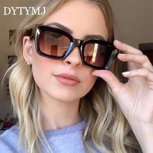 Квадратные Солнцезащитные очки dyymj 2021, женские высококачественные очки, женские/мужские брендовые дизайнерские очки, женские градиентные солнцезащитные очки 2024 - купить недорого