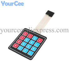 10 pces 4x4 matriz 4x4 matriz 16 interruptor de membrana chave teclado painel de controle teclado microprocessador teclado para arduino 2024 - compre barato