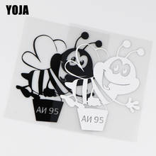 YOJA 9.8X13CM Bee AI-95 Car Sticker Funny Cartoon Vinyl Decal Lovely Animal ZT2-0050 2024 - buy cheap