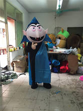 Sesame Street Vampire Mascot Costumes Cartoon Apparel Mascotte Costume Unisex Cartoon Apparel Cosplay Costume 2024 - buy cheap
