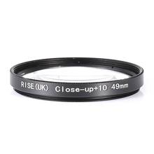 RISE(UK) 49mm Close-Up +10 Macro Lens Filter for Nikon Canon SLR DSLR Camera 2024 - buy cheap