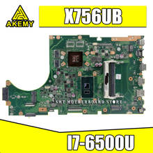 X756UB MAIN_BD./I7-6500U  GTX940M/GTX920M-2GB DDR3 Mainboard For Asus X756U X756UXM K756U X756UB laptop motherboard test ok 2024 - buy cheap