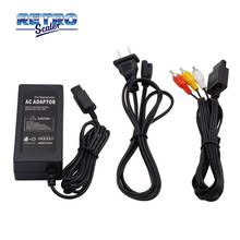 US Version AC Adapter Power Supply and Audio Video A/V Cable for Nintendo GameCube Console 2024 - buy cheap