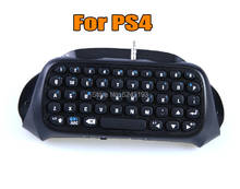 Mini teclado para games, teclado sem fio preto, acessório de controle para sony ps4, playstation 4 2024 - compre barato