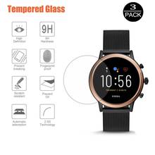 Película de vidro temperado para fossil gen 1/2/3/4/5/sport, smart watch com proteção anti-arranhão, tela 9h ultra hd 2024 - compre barato