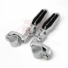 1.25inch  Motorcycle Foot Pegs Footrest Clamp Mount Highway Pegs Engine Crash Bars Guard For Harley Sportster Dyna Chopper 2024 - buy cheap