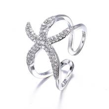 Bettyue Fashion Design For Female Jewelry Starfish Appearance Natural Style Adjustable Cute Ring Three Color Choice In Gathering 2024 - buy cheap