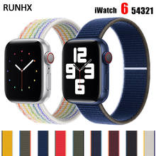 Nylon strap for Apple watch Band 44mm 40mm iWatch 42mm 38mm smartwatch Sports loop bracelet correa Apple watch 6 SE 5 4 3 2 1 2024 - buy cheap