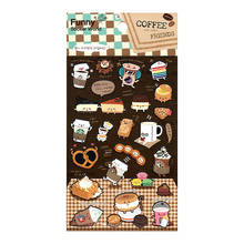 1pcs/1lot Kawaii Stationery Stickers Coffee Fuuny Diary Planner Decorative Mobile Stickers Scrapbooking DIY Craft Stickers 2024 - buy cheap