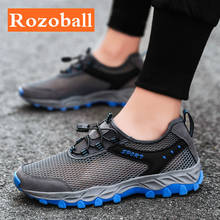 Rozoball-Zapatillas deportivas de malla para hombre, zapatos masculinos de estilo informal, transpirables, a la moda, ligeros, para senderismo y exteriores, para verano 2024 - compra barato