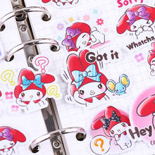 40pcs cute character cartoon photo album scrapbook waterproof decoration sticker DIY handmade gift scrapbook sticker 2024 - buy cheap