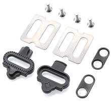 Bicycle Pedals Cleat Biking MTB Bike Cleat Set Clip-in Clips Kit W/Hardware Nuts Cleats SPD Pedals Plate Bicycle Accessories 2024 - buy cheap
