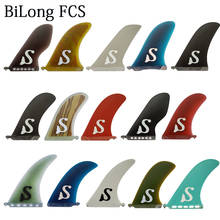 BiLong FCS Surfboard Fin Fiberglass Center Single box 9-10-11" inch Longboard US Base Sup Surf Fins paddle board Fins 2024 - buy cheap