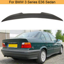 Alerón trasero de coche, accesorio de fibra de carbono, tapa de maletero, para BMW Serie 3 E36 Sedan 1991 - 1998 2024 - compra barato