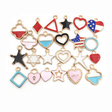 5Pcs Heart Star Charms Pendants DIY Jewelry Making Alloy Findings Accessory For Necklaces Earrings 2024 - buy cheap