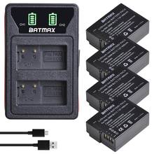 Batmax DMW-BLC12 BLC12E  Battery+New LED Dual Charger with Type C Port for Panasonic  FZ1000,FZ200,FZ300,G5,G6,G7,GH2,DMC-GX8 2024 - buy cheap