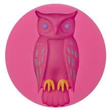 New Halloween Series Owl Shape Silicone Cake Mould DIY Handmade Soap Mold Fondant Cake Decorating Tools 2024 - buy cheap