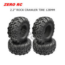 4Pcs RC 1/10 ROCK CRAWLER CAR 2.2" TIRES SOFT 128mm TYRE WITH FOAMS FOR AXIAL WRAITH SCX10 Jeep Wrangler TRX-4 2.2Inch WHEEL 2024 - buy cheap