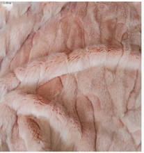 Женская плюшевая ткань с меховым воротником, кукольная сумка, ткань из искусственного меха, 160 см * 50 см/шт. 2024 - купить недорого