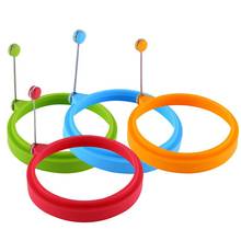 Silicone Round Egg Rings Fry Fried Poacher Mould Kitchen Cooking Tools Non-stick Egg Pancake Mold 2024 - buy cheap
