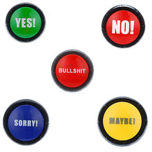 Answer Buzzer Bullshit Button Yes No Sorry Sound Effect Prank Event Home Party Tool Education Toys For Children Funny Gadgets 2024 - buy cheap
