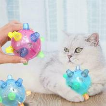 Pet Dog Toy LED Ball Jumping Activation Light Up Music Flashing Bouncing Vibrating Ball Dog Electric Dancing Ball Pet Toys 2024 - buy cheap