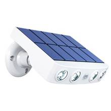 Luz Solar con Sensor de movimiento para exteriores, lámpara LED impermeable para jardín, sendero, calle, luz de pared, 2 uds. 2024 - compra barato