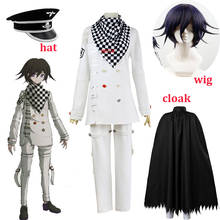 2020 Danganronpa V3 Ouma kokichi Cosplay Costume Japanese Game School Uniform Suit Outfit Clothes shoes Halloween Carnival Props 2024 - buy cheap