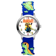Fashion Cartoon Cute Style Children Watches Kids Student Girls Boys Quartz 3D Silicone Wrist Watch JA183 2024 - buy cheap